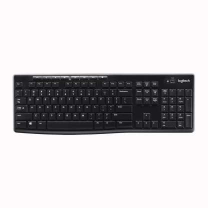 Logitech K270 - Wireless Keyboard - Black - USB Receiver