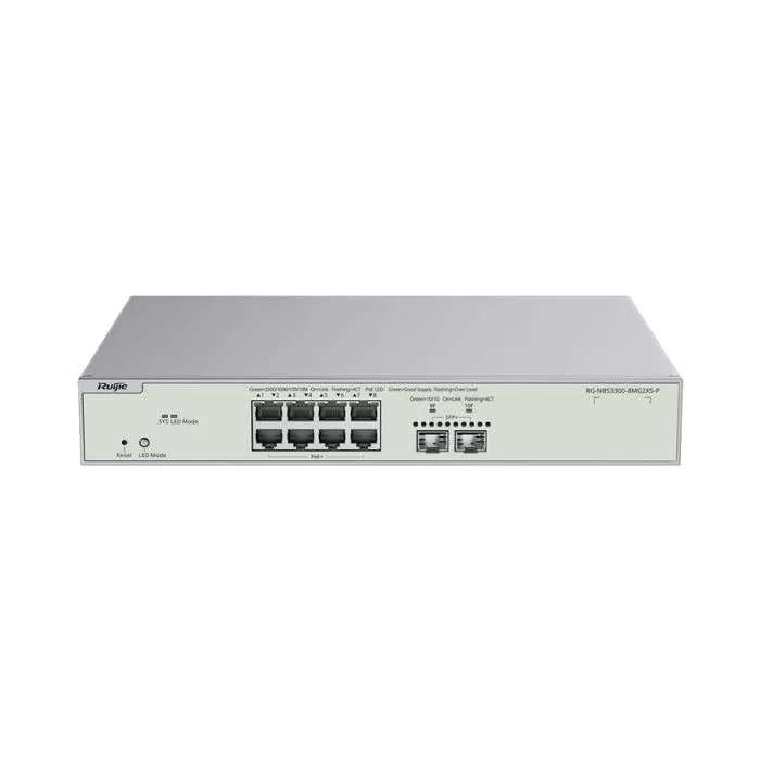 Reyee 8 Port 2.5Gbps PoE 240W 2SFP+ Layer 2+ Smart Managed Switch | RG