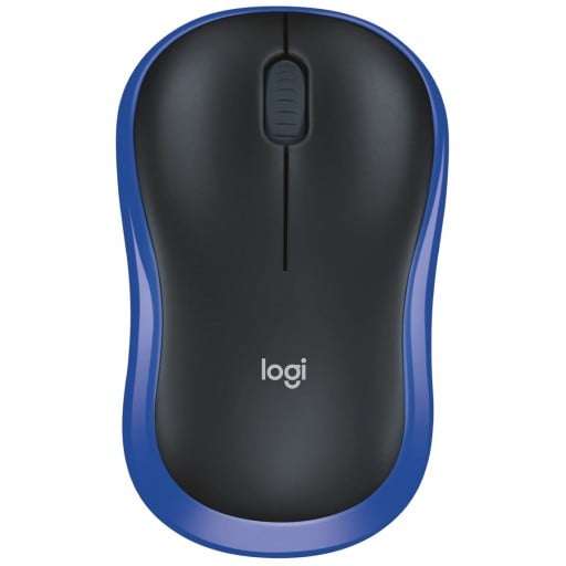 Logitech M185 Compact 1000 DPI Blue Wireless Mouse