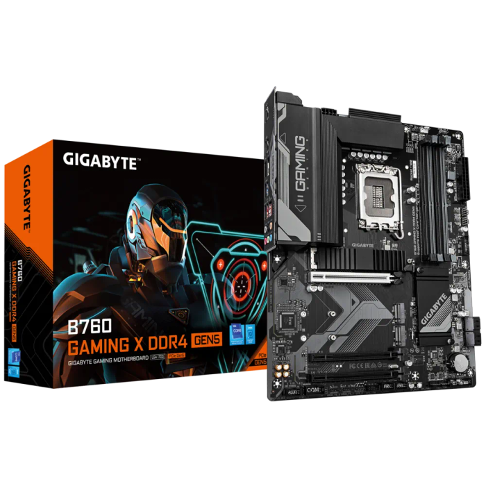 Gigabyte Intel B760 Gaming X GEN5 DDR4 LGA 1700 ATX Motherboard