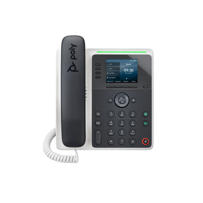 Poly Edge E220 IP Phone and PoE-enabled