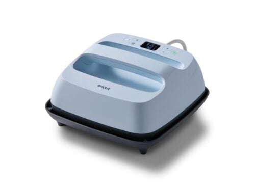 Cricut EasyPress 3 9X9 (Zen Blue); 22.5×22.5cm size ideal for basic T-shirts