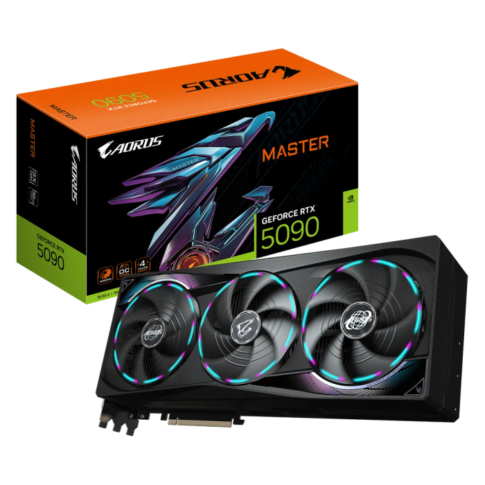 Gigabyte GeForce RTX 5090 Aorus Master 32G 32GB GDDR7 512-bit PCIe 5.0 Desktop Graphics Card