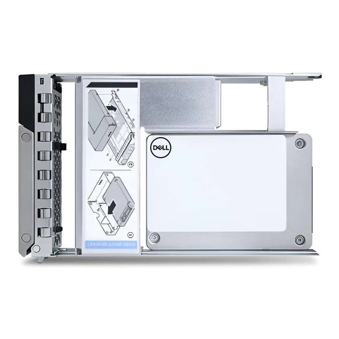Dell 480GB 2.5-inch SATA Mixed Use 6Gbps 512e Internal Solid State Drive in 3.5-inch Hybrid Carrier