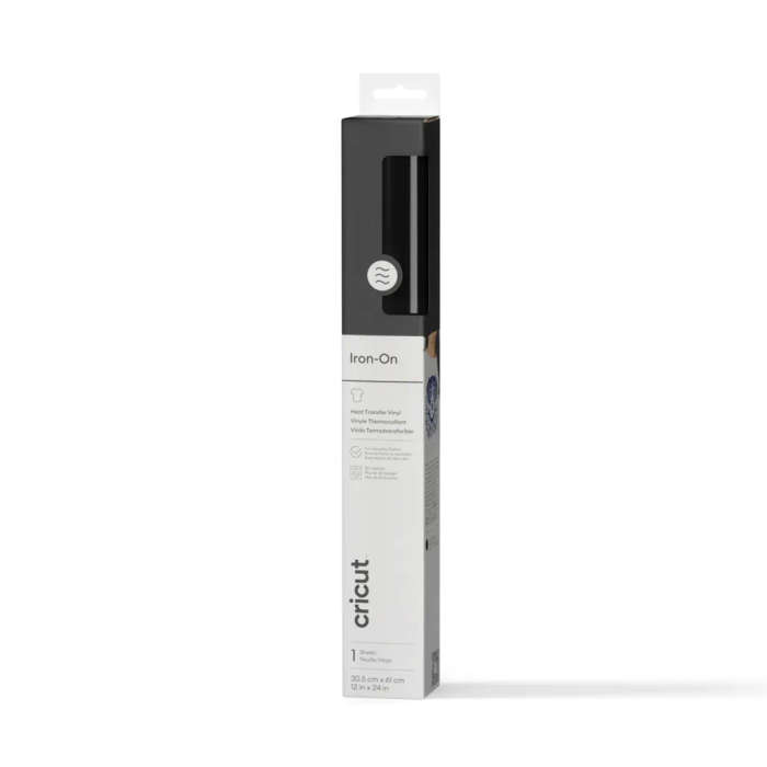 Cricut Heat transfer vinyl roll, Product colour: Black, Coloration: Monochromatic. Width: 305 mm,...