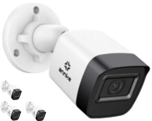 8CH 3K(5MP) Lite H.265+ Hybrid DVR + 4x Annke 2MP, 1080P + Cables