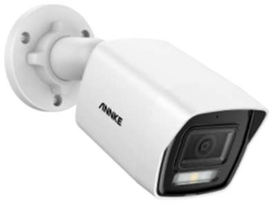 Annke 3K(5MP) AI & smart dual light & Dual-way Audio PoE IP Bullet Camera (White housing)