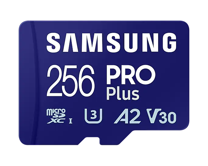 PRO Plus microSDXC Memory Card  Read : up to 180MB/s Write : up to 130