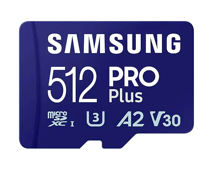 PRO Plus microSDXC Memory Card  Read : up to 180MB/s Write : up to 130
