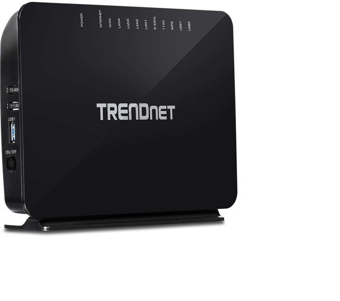 TrendNet AC750 Wireless VDSL2/ADSL2+ Modem Router