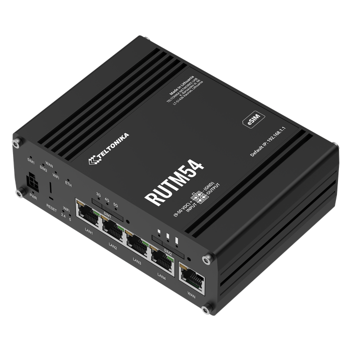 Teltonika 5G Industrial Router with Telit Modem | RUTM54