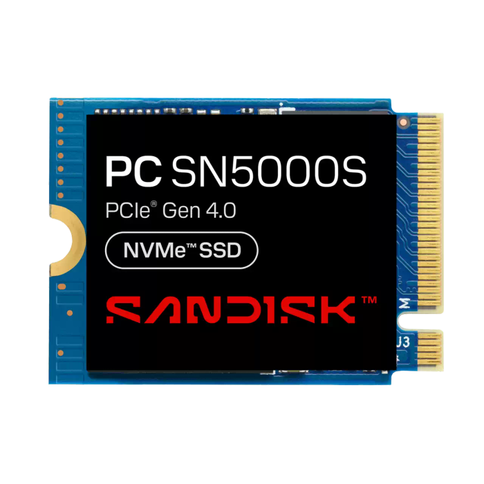 SANDISK PC SN5000S, M.2-2230, PCIe Gen4x4, NVMe, SSD