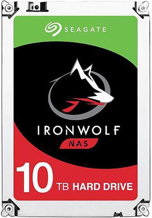 10TB Seagate IronWolf NAS, 7200 RPM 256MB Cache SATA 6.0Gb/s 3.5" Inte