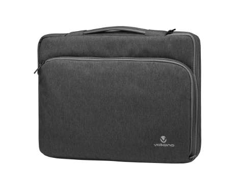 Volkano Deluxe 15.6" Laptop Sleeve Charcoal