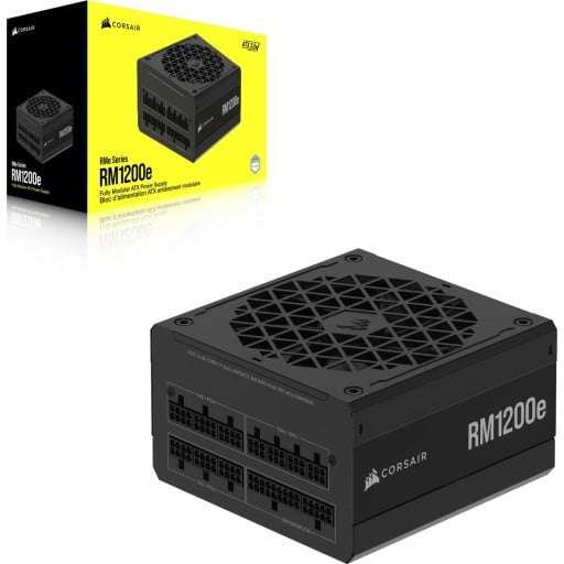 Corsair  RM1200e 1200W 80 Plus Gold Fully Modular White ATX 3.1 Desktop Power Supply