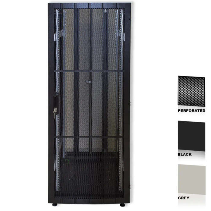 RCT 25U CP server/networking cabinet 4x uprights 4x feet's incl Glands + Screws; 600 X 600 Perfor...