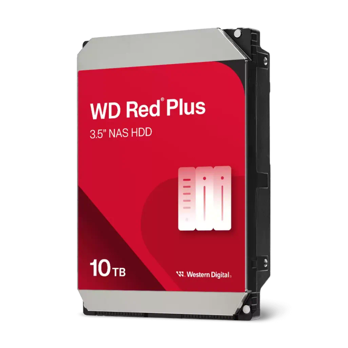 Western Digital WD Red Plus WD101EFBX 10 TB Hard Drive - 3.5'' Interna