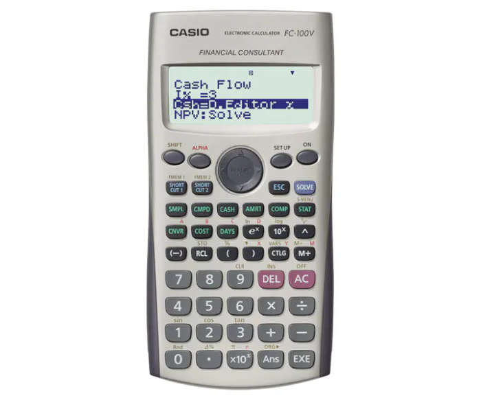 Casio FC 100V Financial Calculator