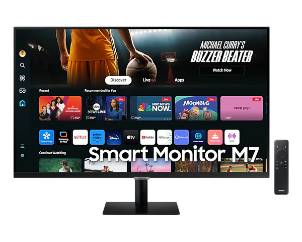Samsung LS32FM700 32'' 4K UHD (3840 x 2160) 16:9 300 cd/m² 3000:1 60Hz 4ms (GTG) USB-C HDMI USB-...