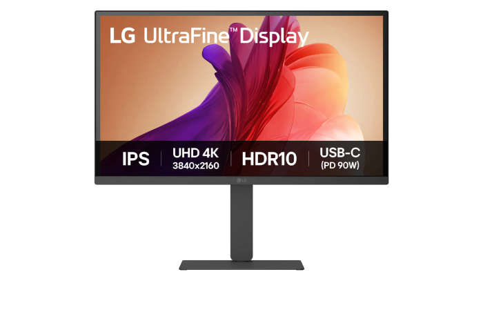 LG UltraFine 27'' 4K UHD IPS Monitor with USB-C; incl Speakers; 3840x2
