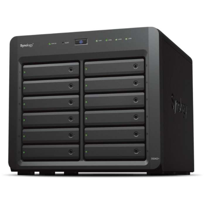 Synology 12-Bay Plus series Desktop NAS; expandable up to 24 bays
