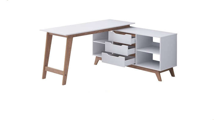 Everfurn Lunar Office Desk - 2 Boxes
