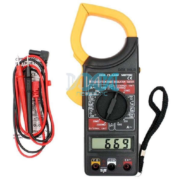 Portable Digital Clamp Multimeter Tool With LCD Display-DT-266