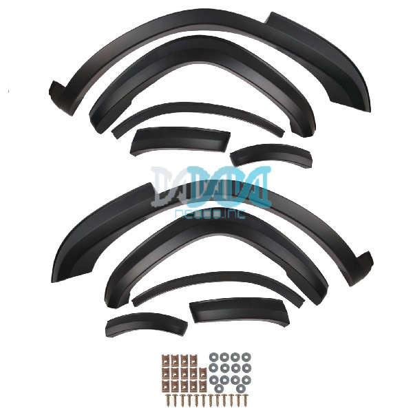 Fender Flares Black Slimline Fortuner