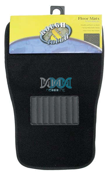 Black Carpet Mat With Heel Guard