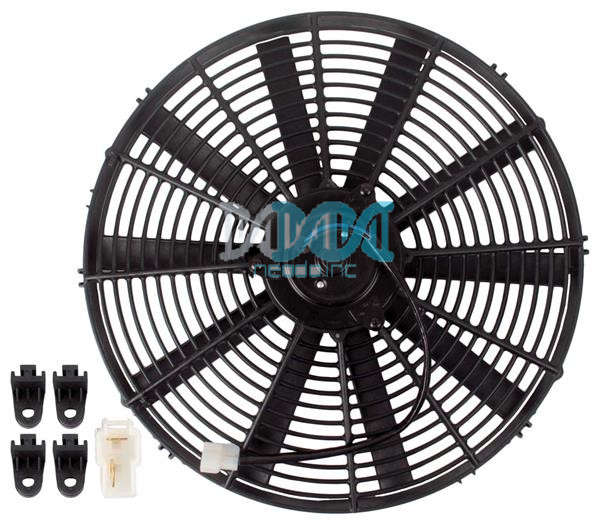 16 Inch (406mm) Universal 12V Radiator Fan 2Pins With Plug