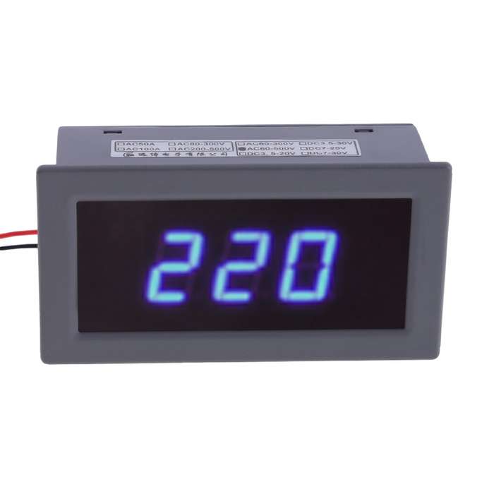 LED Voltage Meter (Blue)