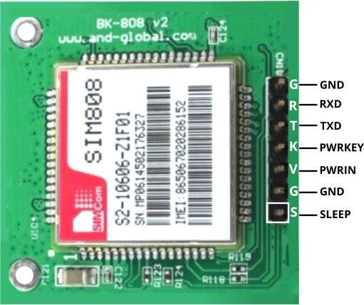 SIM808 Breakout Board GSM/GPS