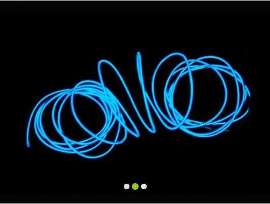 Blue EL Wire (3 meters)