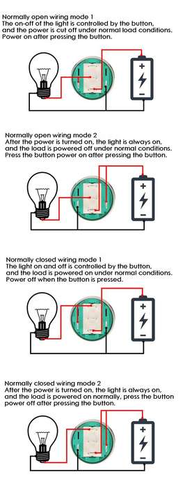 19mm Self-Lock/Latching Switch Button (3V/5V)