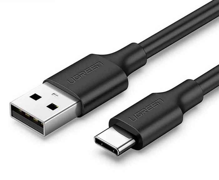 UGREEN USB-A 2.0 to USB-C Cable Nickel Plating - 0.5m