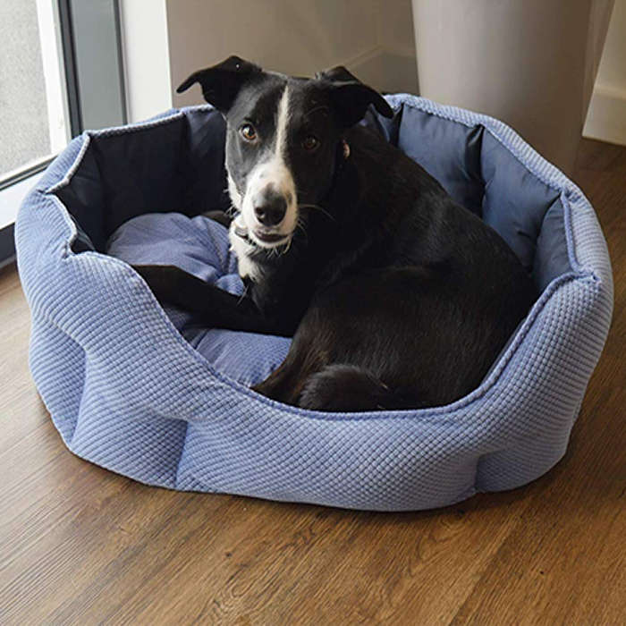 Rosewood Quilted Navy Water-Resistant Bed Large