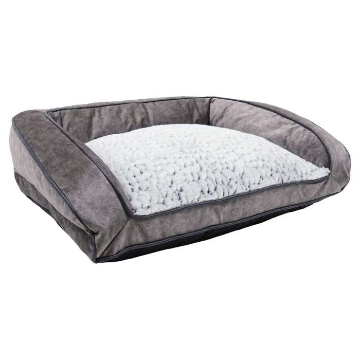 Rosewood Medium Luxury Fleece Lined Plush Sofa