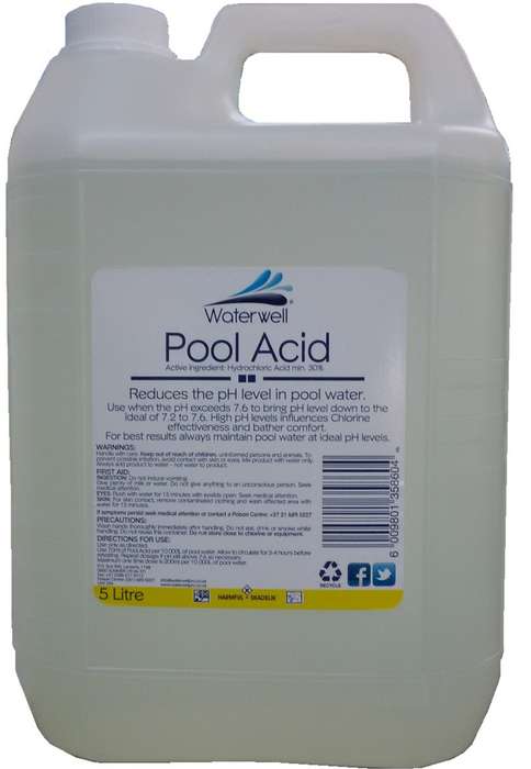 POOL ACID 5LT MIN 30% (PH REDUCER)