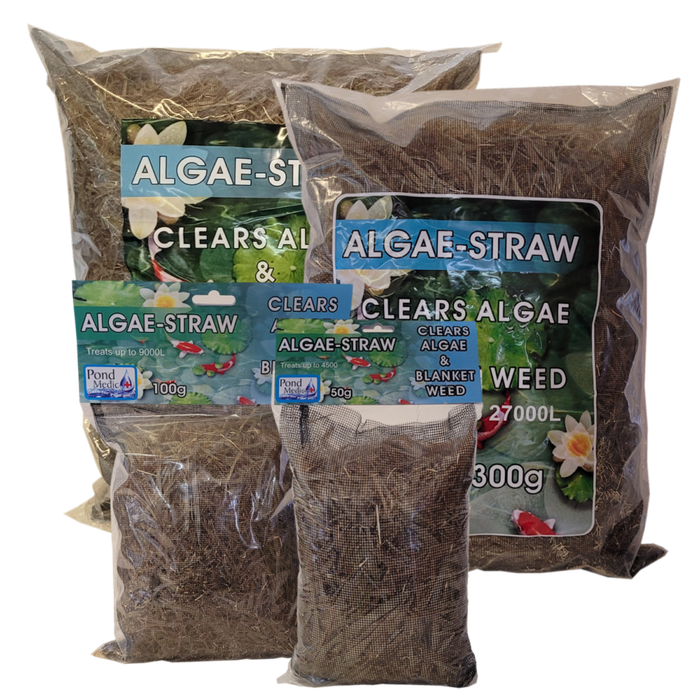 KOI POND ALGAE STRAW 1KG POND MEDIC