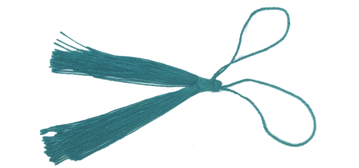 10pcs Dark turquoise 80mm Tassels for Vibrant Personalization