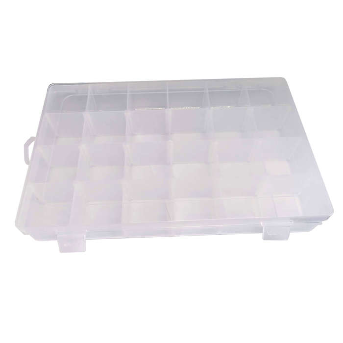Box, Plastic with 24 compartments