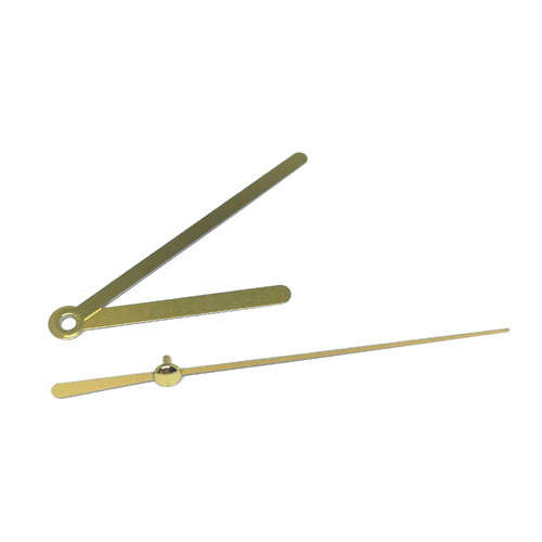 Clock set of hands - Plain - Gold (Excluding movement)