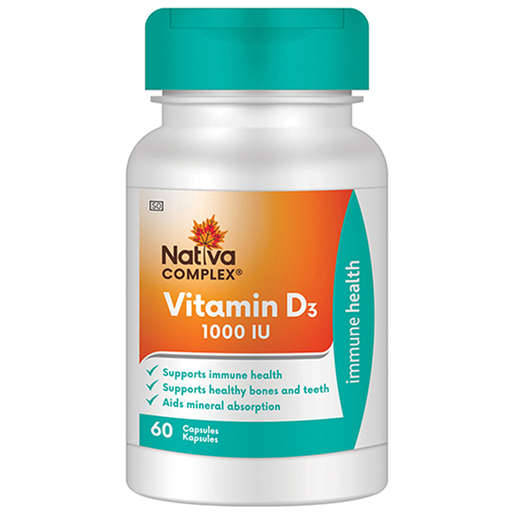 Nativa Complex Vitamin D3 60 capsules
