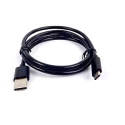 2.5A USB A to USB-C Cable black 1m