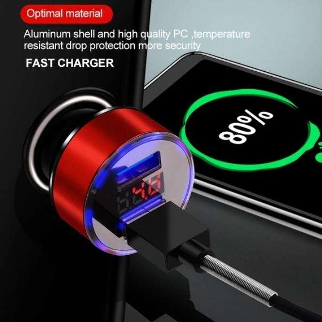 20W USB Dual Car Charger - Treqa CC-321 24V-3.1A