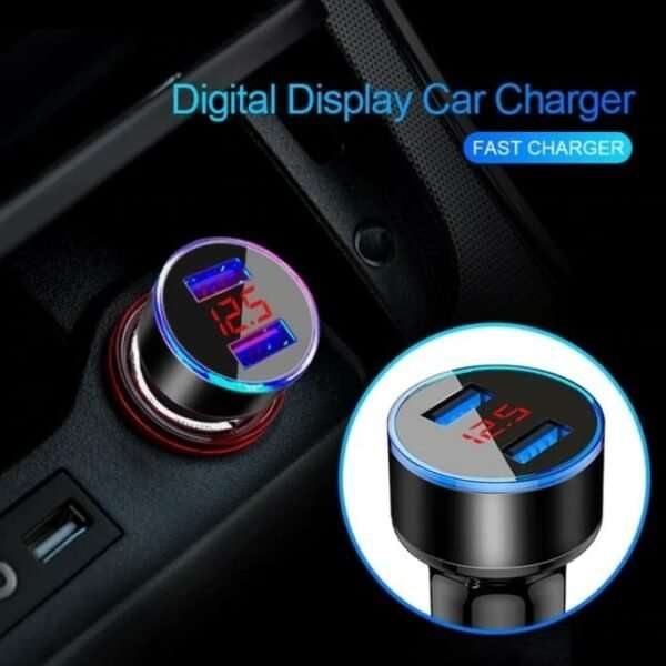 20W USB Dual Car Charger - Treqa CC-321 24V-3.1A