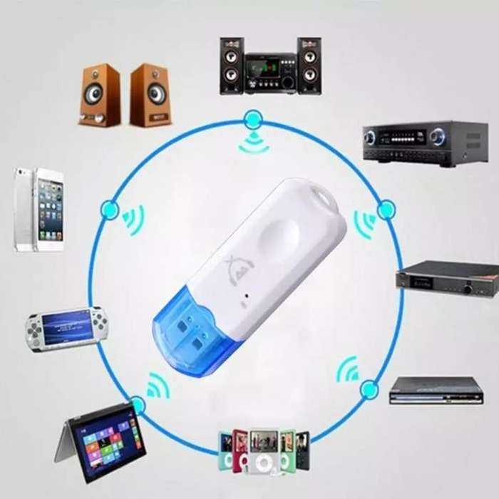 USB Bluetooth Receiving Wireless Audio Adapter Stereo With Microphone