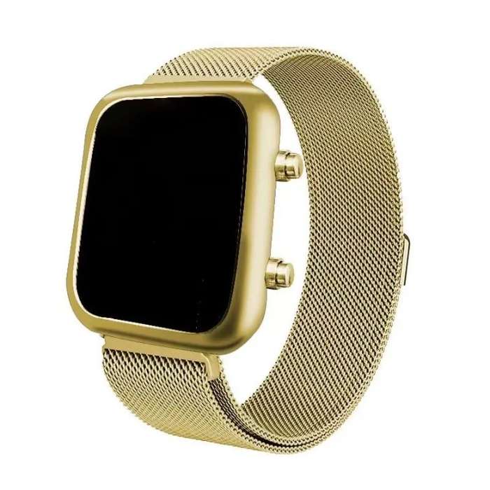 LED Magnetic Strap Digital Wristwatch