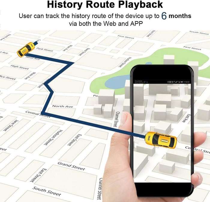 Car GPS Tracker for Vehicles Real-time Locator GPS/GSM/GPRS/SMS Tracking