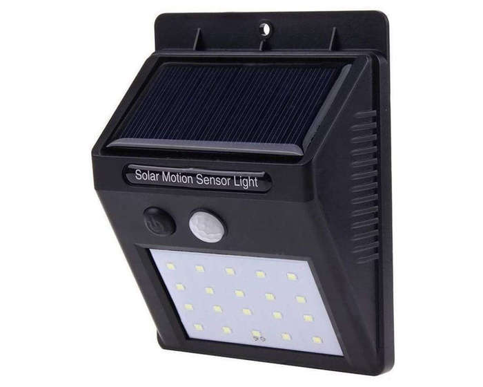 20 LED Solar Powered LED Sensor Wall Lamp